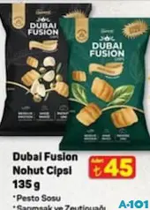 DUBAİ FUSİON NOHUT CİPSİ 135 G fiyat ve kampanya bilgisi